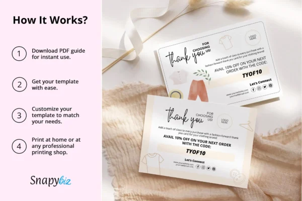 Clothing Business Thank You Card Fb 122 Feature Images 7 Free clothing business thank you card canva template - image 5