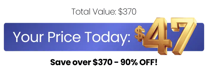 Whole Shop Bundle save over $370 with 90 percent off offer
