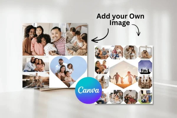 20 Family Photo Collage Canva Template Feature Images 4 Family photo collage canva editable template - image 7