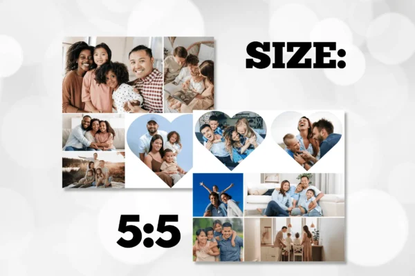 20 Family Photo Collage Canva Template Feature Images 9 Family photo collage canva editable template - image 2