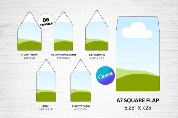 Editable Envelope Liner Template Feature Images 1 Canva envelope liner template for diy wedding invitations - image 9