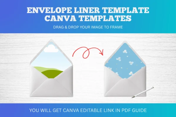 Editable Envelope Liner Template Feature Images 4 Canva envelope liner template for diy wedding invitations - image 6