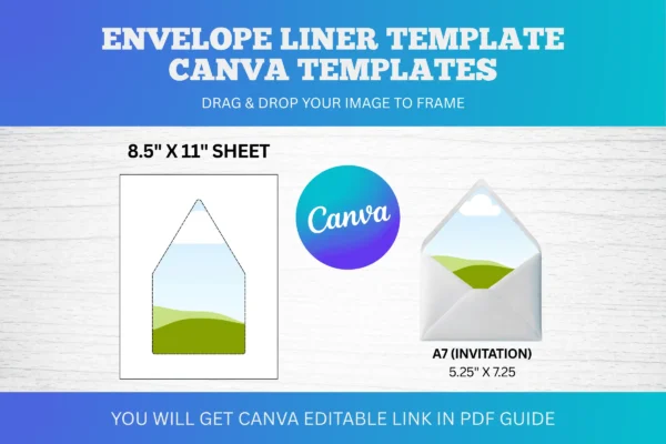Editable Envelope Liner Template Feature Images 5 Canva envelope liner template for diy wedding invitations - image 5
