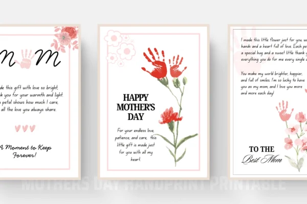 Mother day handprint printable pdf - image 9