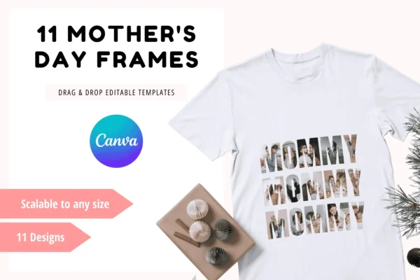 Mothers day photo frame canva editable pdf - image 10