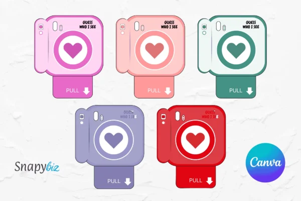Printable Pull Out Photo Feature Image 7 Printable pull out photo card canva template - image 2