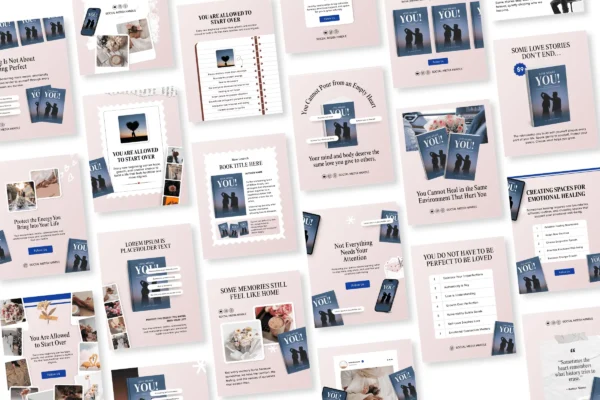 Romance Author Instagram Template Feature Images 1 Romance author canva instagram template - image 11
