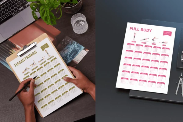 Workout Challenge Printable Canva Template Feature Images 6 Printable 30 day workout challenge bundle - image 5